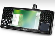 UMPC mit Tastatur, Touchscreen, Touchpad und Webcam