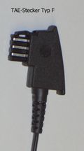 TAE-Stecker Typ F
