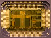 Die CPU eines Intel-80486DX2-Mikroprozessors