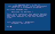 Screenshot des Betriebssystems BW-DOS