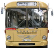 Omnibus mit Rollbandanzeige