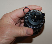 Curta Type I von oben gesehen