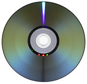 DVD-R, beschreib- und lesbare Seite
