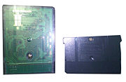 Cartridge-Vergleich, Game Boy Color (links), Game Boy Advance (rechts)