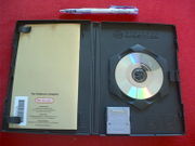 GameCube-Disk, Speicherkarte (Memory Card) und DVD-Hülle
