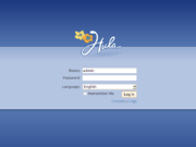Screenshot der Hula Login-Screen mit Firefly