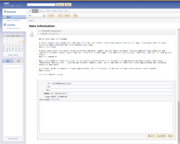 Webmail-Interface von Hula