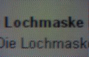 Lochmaske