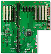 Busplatine mit PCI und PCIe-Steckplätzen