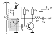 Transistoraudion mit HF-Rückkopplung