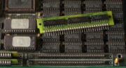 SIPP-Module neben konventioneller Speicherbestückung auf einer typischen 80286-Hauptplatine