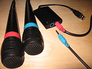 SingStar-Mikrofone mit USB-Konverter