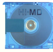 Sony Hi-MD disc (Rückseite)