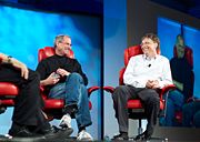 Steve Jobs mit Bill Gates