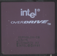 Intel 486SX Overdrive.